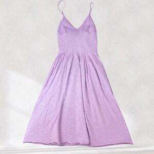 Free People Smocked Maxi Dress – Lavender Ombre | Size Medium | NWT